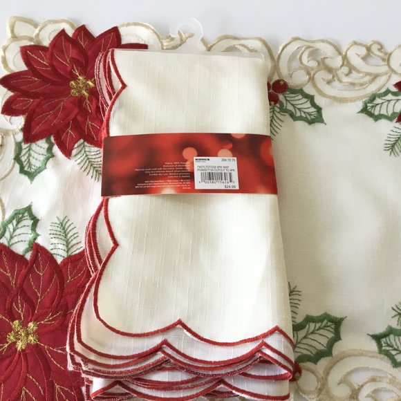 St Nicholas Square Dining St Nicholas Square Napkins 4 Pcs Ivory